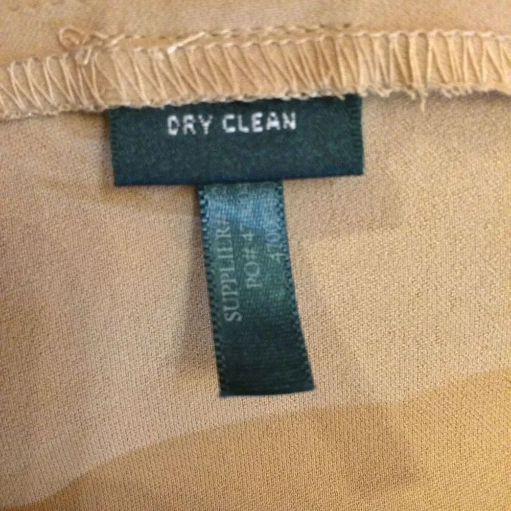 Ralph Lauren tan wide leg Green label pants 18w - Picture 10 of 10